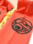 Vintage Alaska Tlingit Nw Coast Leggins Raven Design - Nice  