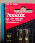 Makita B-44666 Impact Gold  T20 Torx Insert Bit  2 pk For Impact Drivers New