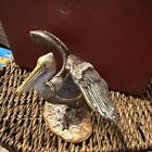 Pelican Bird Bejeweled Crystal Enamel Pewter Trinket Box Kubla Crafts Nobility