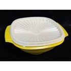 Vintage Tupperware Servalier Bowls  Yellow  Sunburst Lids  Set Of 2