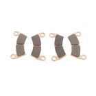 Front And Rear Brake Pads Fit Polaris General 1000 Deluxe Eps 2016 - 2022
