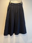 Ralph Lauren Wool Flare Midi Skirt Navy Women   s Size 11 Vintage