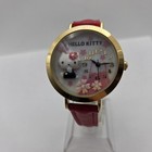 Sun Flame  sanrio  Hello Kitty Deco Watch Mjsr-f03 Pink Ribbon Mount Fuji Sakura