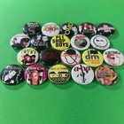 New Wave Synth Pop Bands 1  Pinback Button Set  includes All 20 Pins  Rock 80s