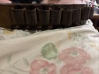 1940s Antique Vintage Leather Shotgun Shell  Ammo Hunting Belt