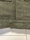 True Vintage Green Wool Short Embroidered Lining Souvenir China Army Jacket Xs