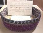 Vintage 1953 Persian Velvet Hat   Iran Tci Diplomatic Invitation Archive Point 4
