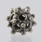 2 Silver Bead Charms - Round Bead 925 Sterling Silver Jewelry Making Crafting