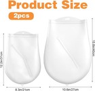 2-pack Silicone Bread Sling Dough Proofer  Silicone Kneading Bag Set  Large  