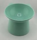 Raised Tilted Elevated Dog Cat Pet Bowl Plastic Food Water Dish Feeder Dispenser