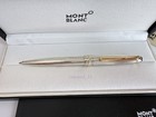 Montblanc Meisterstuck Ballpoint Silver-gold Star Pen 164 New With Box