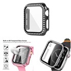 For Apple Watch Size 42mm Diamond Bling With Tempered Glass Screen Protector