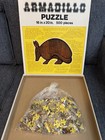 Vintage Jigsaw Puzzle  Armadillo  Complete 1980   500 Pieces Bright Ideas 16x20 