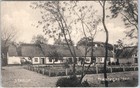1907 Starup Denmark Praestegaarden Postcard Rectory Thatched Roof Village Rural