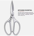 Professional Heavy Sharp Kitchen Scissors Stainless Steel For Cooking Us Sellers