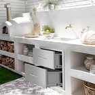 Outdoor Bbq Two Drawers Cabinet Stainless Steel Kitchen Cabinet
