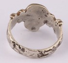 Ring Skull Cross Bones 835 Silver Gothic Brutal Ww1 Death Head Wwi Skeleton Wwii
