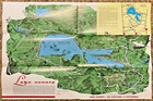 Vintage Lake County  California Brochure  With Pictorial   Cartoon Map