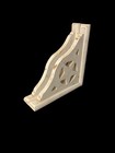 Phoenix Millwork Star Wood Shelf Bracket Corbel Distressed White 10x10    Lot Of 2