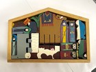 Vintage 60s Wooden Nativity Puzzle Montessori Minimalist Toy Christmas
