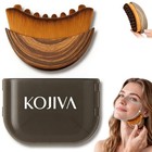 Lymphatic Drainage Face Brush - Curved Massager For Sculpting  Reduces Puffiness