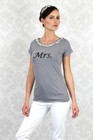Mrs Bride T Shirt Her Just Married Wedding Honeymoon Gift Tops Bridal Shower Tee