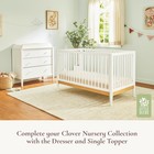 Clover 4-in-1 Convertible Baby Crib To Toddler Bed  Grove Green