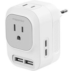 220v To 110v Voltage Converter  Fast Charging Usb A   C Adapter For Europe Trave