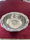 Vtg Wilton Armetale Rwp Queen Anne  Vegetable 10 1 2  Serving Bowl Pewter