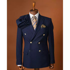 Men s Suits Peak Lapel Double-breasted Formal Business Wedding Groom Tuxedo 2pcs