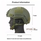 Ballistic Iiia Level 3 Green Fast Uhmwpe Bulletproof Tactical Helmet 1pc Us Ship