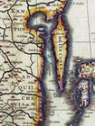 1626 Map Of The Kingdom Of China Japan Unusual Wall Map - 24x30