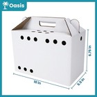 Disposable Pet Carrier  Cardboard Pet Carrier  Small Animals  12 case