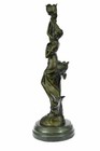 Vintage French Empire Brass Bronze Kassin Candle Holder Candelabra Hot Cast Sale