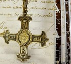 Antique 19th Century St Benedict Holy Trinity Benediction Cross Against All Evil