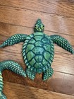 Vintage Retro Sea Turtle Figure Art Handmade Wall Hanging Home Decor Handmade