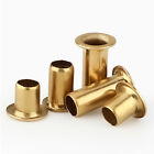 100 X Brass Hollow Tubular Rivets Eyelet M0 9 1 3 1 5 1 7 2 2 3 2 5 3 4 5 6 Diy