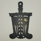 Antique Cast Iron Trivet Wheat   Broom With Handle Farmhouse Decorative