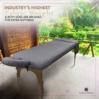 London Linens Soft Microfiber Massage Table Sheets Set 3 Piece Set - Includes   