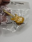 Rare  Vintage    the Who    Band Sealed Yellow Guitar Enamel Lapel Pin
