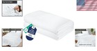 Twin Flat Sheet - Ultra Soft Brushed 1800 Microfiber Flat Sheets Only - Wrink   
