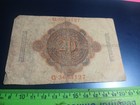 German Vintage Banknote   20 Mark  24-1741f 