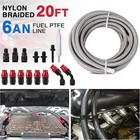 6an 3 8  Ptfe Fuel Line Kit Efi Ls Fuel Injection Line E85 Oil Gas Hose Fitting