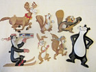 Rare 1950 s Lot Of 7 Hamm s Beer Vacuform Christmas 3d Plastic Pop Wall Displays