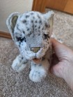 Hansa 2010 Snow Leopard Cub Moveable Limbs tall Plush