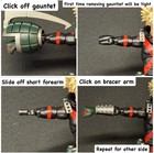 Custom Bracer Forearms For Shf Bakugo  pre-order 