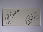 Signed And Framed Michael Schumacher  Rubens Barrichello Ferrari Collection 
