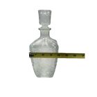 Vintage Glass Liquor Bottle Decanter With Stopper