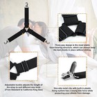 4 Bed Sheet Fasteners Adjustable Elastic Suspenders Straps Mattress Covers Clips