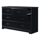 Stork Craft Usa Brookside 6 Drawer Dresser In Black